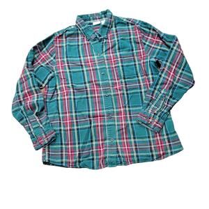 L.L. Bean Scotch Plaid 100% Cotton Flannel Size Medium